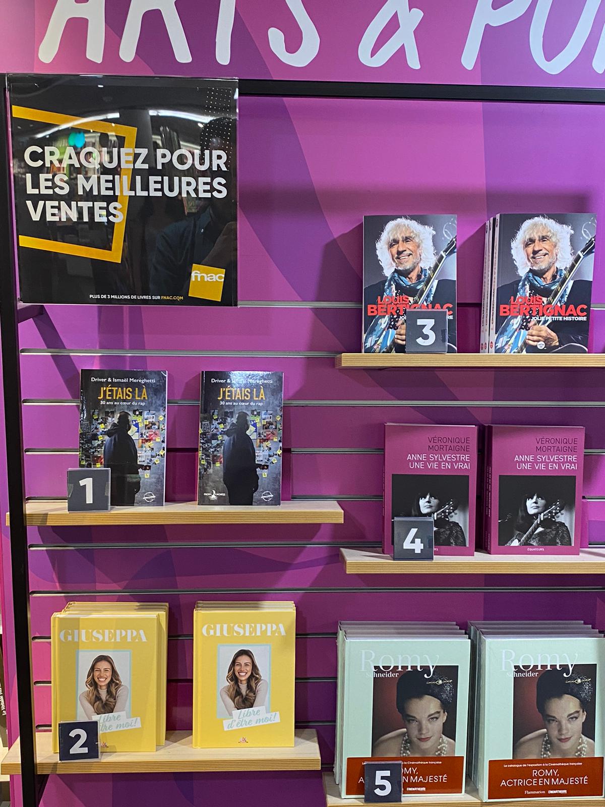 Les meilleures ventes de livres de la Fnac