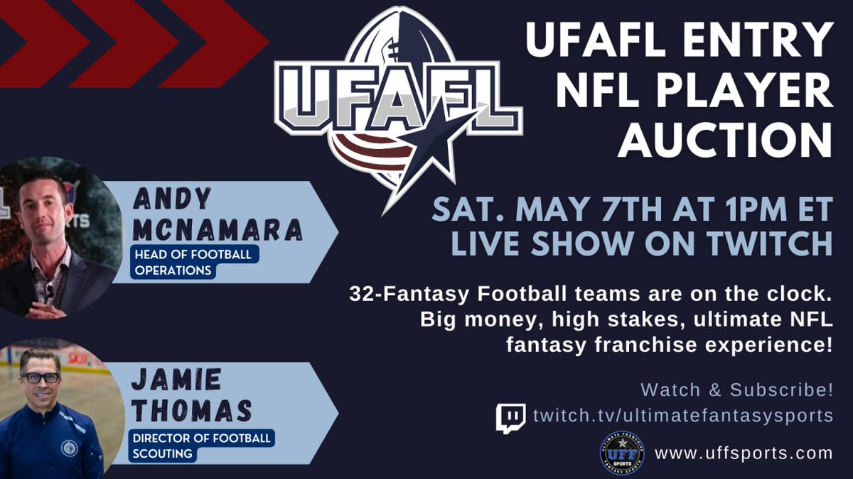 Ultimate Fantasy American Football League tweet media