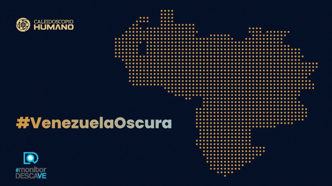 RedOrgBaruta's tweet photo. En el 2019, se produjo un apagón nacional que dejó sin electricidad al 90 % del territorio nacional, y donde varios estados estuvieron hasta por 8 días #SinElectricidad. #VenezuelaOscura @CorpoelecInfo https://t.co/geSnUxDSEZ