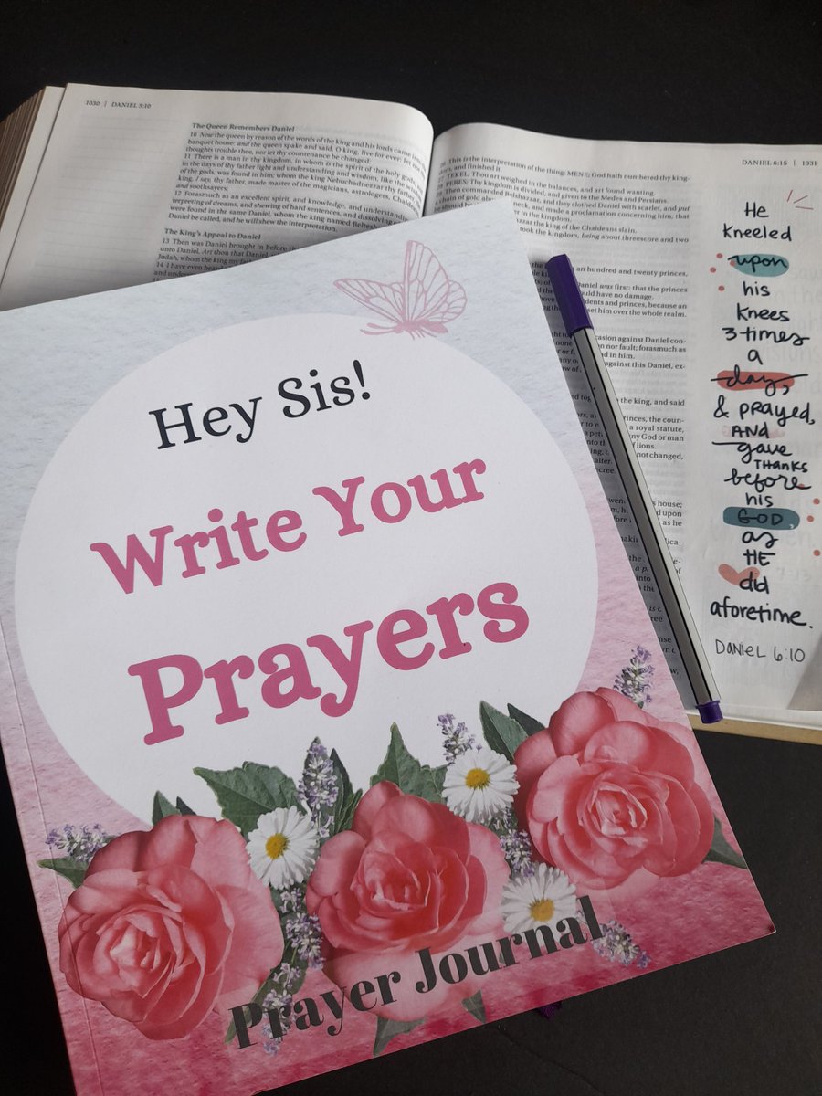 SisterDamez's tweet photo. Got my prayer journal from @Churchsista_ 💕 Proud #ChurchSista over here 💃 #HappySabbath
#heysis #heysomebody #heyanybody #heyeverybody #writeyourprayers #keeppraying 🛐🙏🏾 https://t.co/k3JIjZYTKC