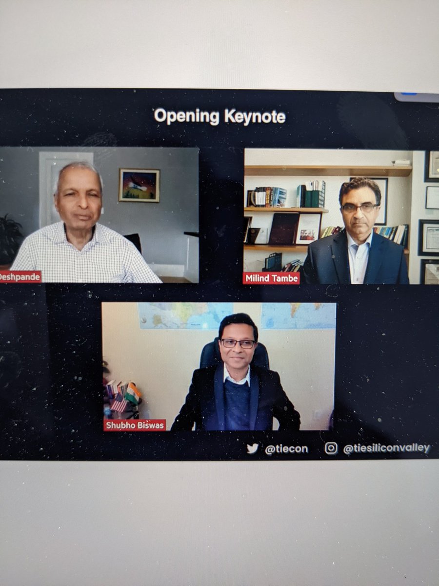 Inspiring #SocialEntrepreneurship keynote at <a href="/TiEcon/">TiEcon 2024</a> #Tiecon22 with  Desh Deshpande <a href="/DeshpandeFdtn/">Deshpande Foundation</a> in conversation with <a href="/MilindTambe_AI/">Milind Tambe (Moved @milindtambe-ai.bsky.social)</a> and Shubho Biswas <a href="/ASEIUSA/">ASEIUSA</a>