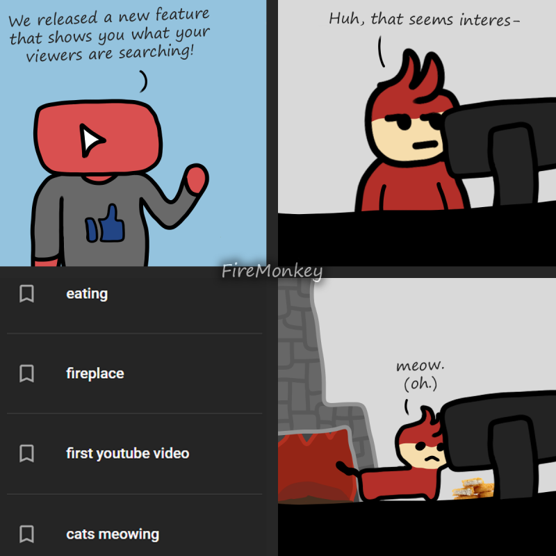 Day 162 of poorly drawn stuff until @youtube brings back the dislike count.
Ft. <a href="/_FireMonkey/">FireMonkey</a>  the monkey that's on fire