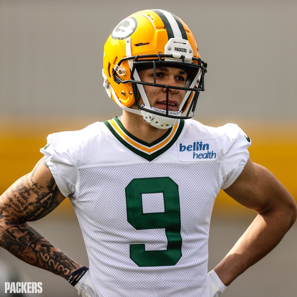 packers's tweet photo. 9️⃣

#GoPackGo https://t.co/S6xkOi3j07