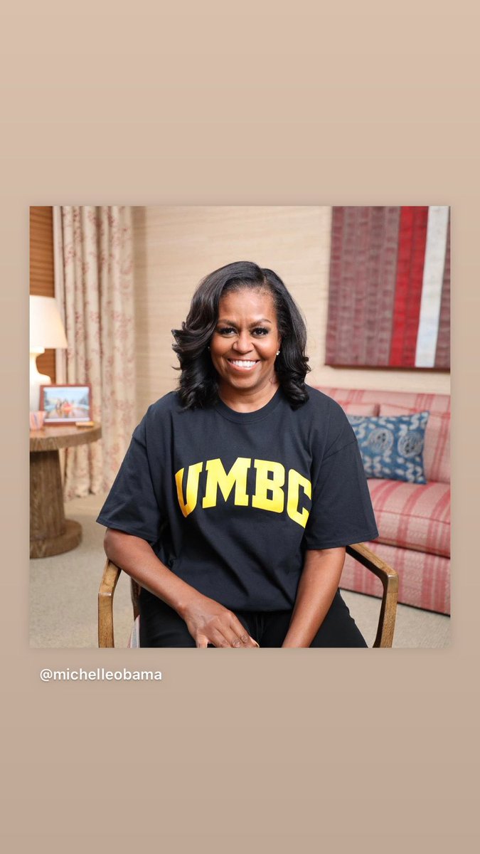 UMBC_SmokeFree's tweet photo. MICHELLE OBAMA https://t.co/WNo9lEPJFL