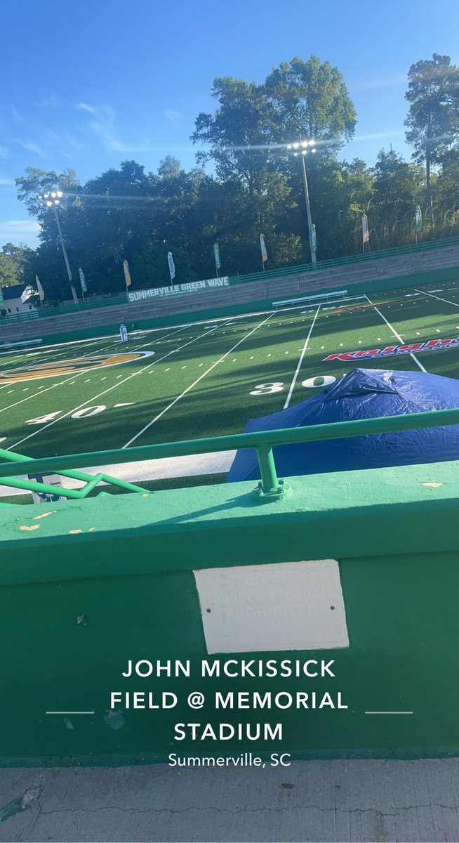 I want to thank @PalmettoCombine for giving me the opportunity to compete this weekend. <a href="/catapultsports/">Catapult</a> <a href="/BatteryCreekFB/">Battery Creek Football</a> <a href="/T_Ashe/">Coach_Ashe</a>