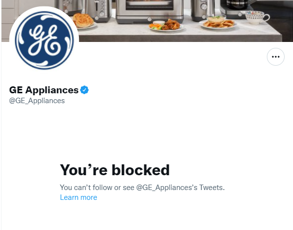 _qbuiq_'s tweet photo. @GE_Appliances I was blocked yesterday and completely unable to even send you guys a dm. https://t.co/rvPPIB6ZKD