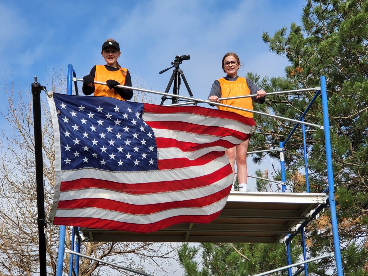 Ball girls and filmers for the game!