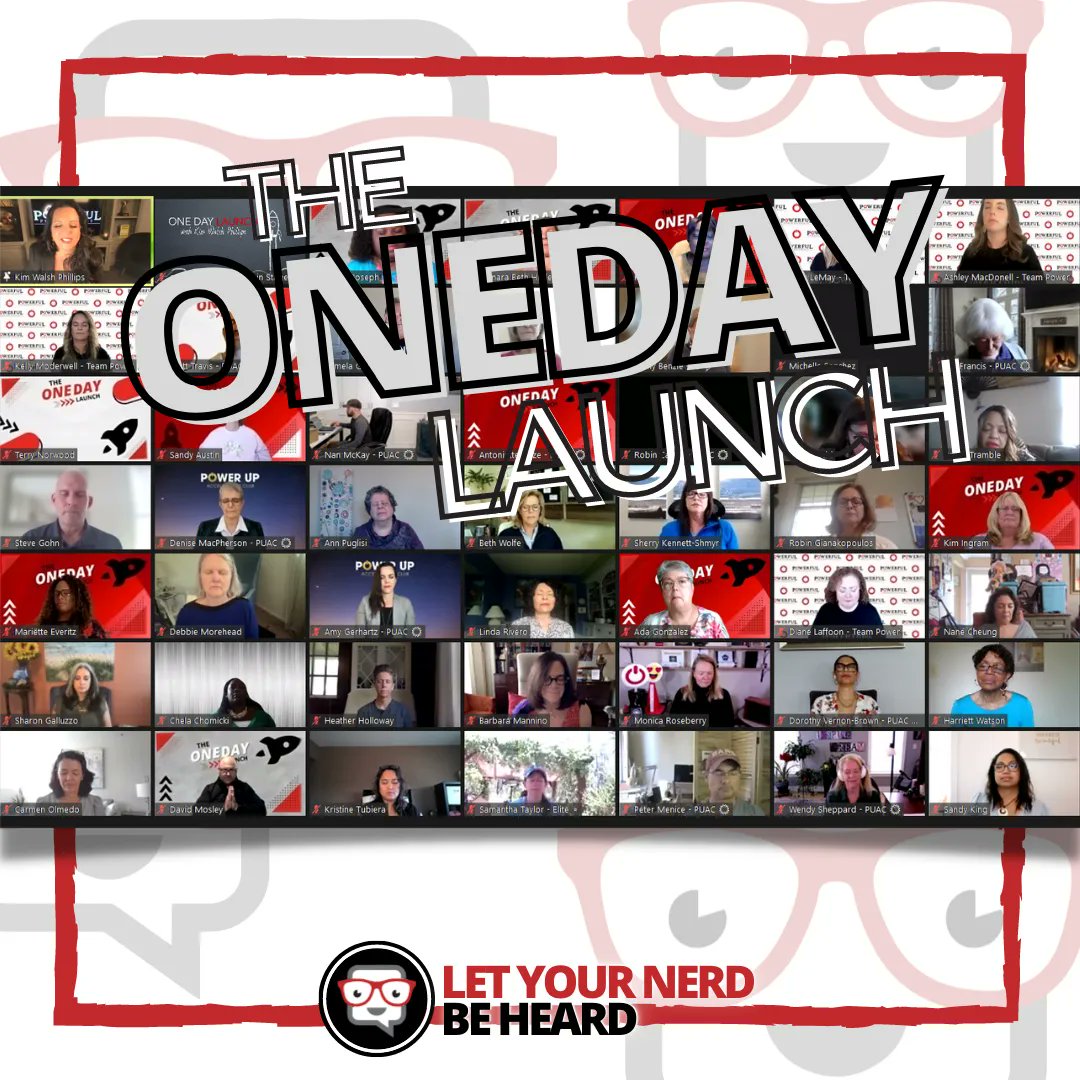 nerdbeheard's tweet image. Let Your Nerd Be Heard in action for The Kim Walsh Phillips&apos; ONEDAY LAUNCH this past week.

#JustinJames  #VirtualEventTech  #VirtualEvents  #KimWalshPhillips