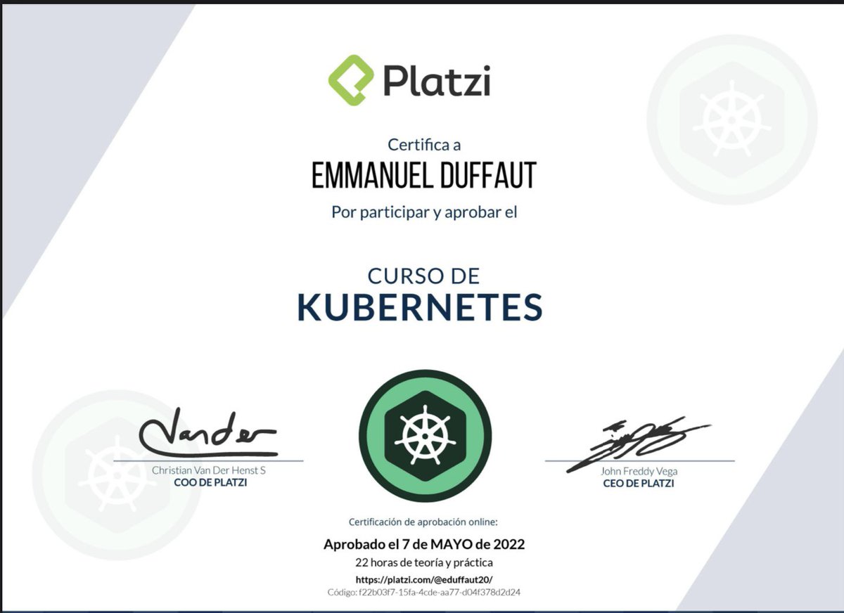 Emma_Duffaut's tweet photo. Gracias @platzi por este buen curso y @marcosnils, gran profe! https://t.co/hMCbV5fvCX