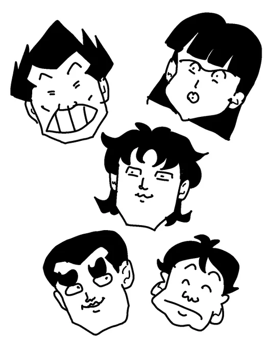 奇面組 初めて描いた。トータル6分!描きやすい 