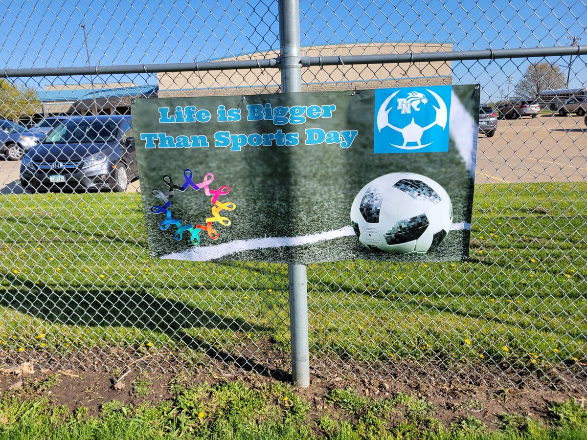 dnwildcatsoccer's tweet photo. Today we are celebrating the legacy of Kenzie, by bringing awareness to Dance Marathon. Kenzie raised thousands of dollars for the organization.
We ended up losing in a shootout to Dubuque Senior 3-4 (4-3pks) but the message and feeling in the Den is all positive and warm! https://t.co/BPd8ompq4M