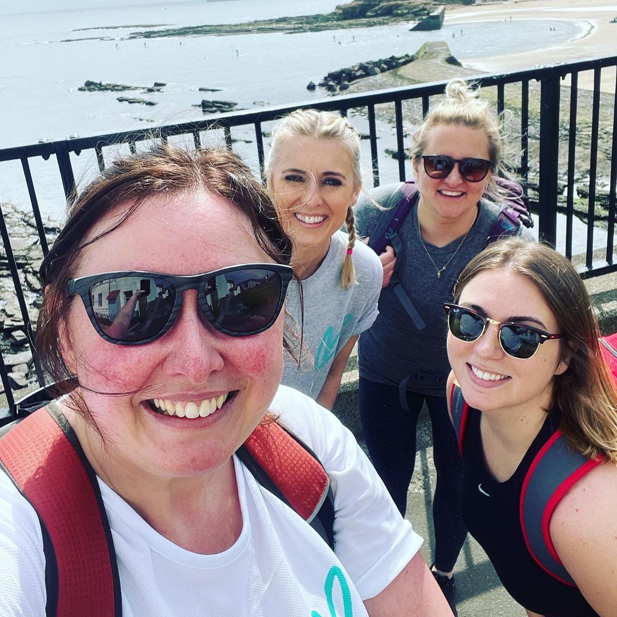 rebecca_preston's tweet photo. We did it … 10 miles (plus a few) for @trekstock along the coast today … amazing day and amazing company #charity #cancersurvivors #forthe34 #Trekstock #proud #trekthiscity #cancersupport 💚🌈 https://t.co/FviwC8exqD