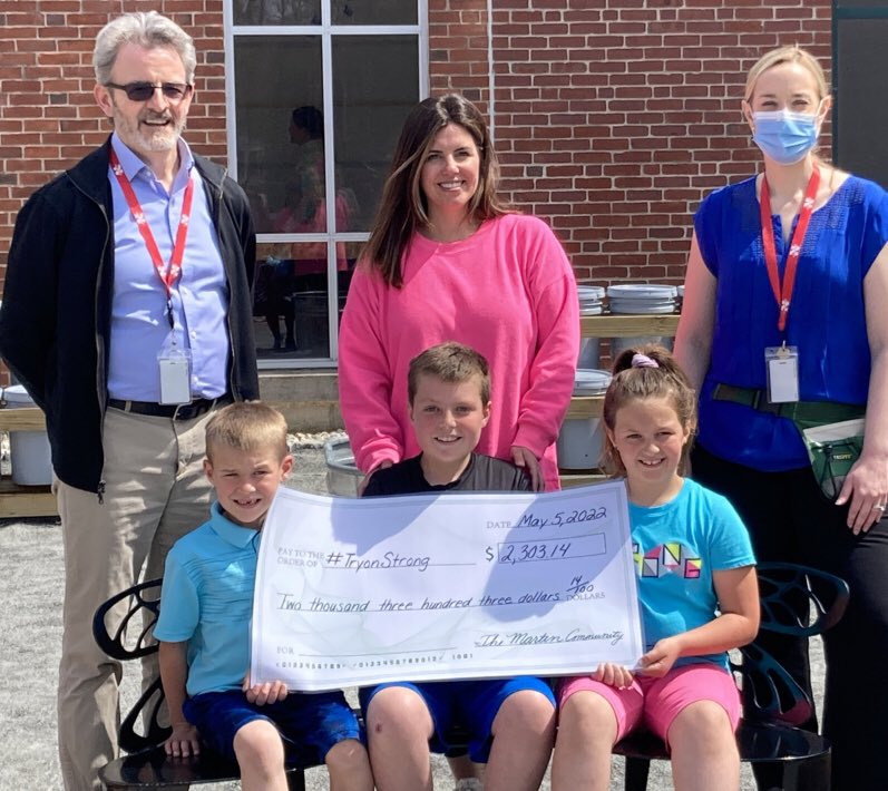 JWMartinSchool's tweet photo. Martin is #TryonStrong! Thank you to everyone who contributed to the Big Red spirit day and in our Duck Hunt game. The two events yielded $2303.14. https://t.co/BMhSy6VNXC