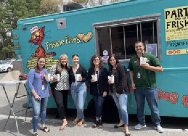 JWMartinSchool's tweet photo. Thank you to the Martin School Association for closing out Teacher Appreciation Week with the Frisky Fries food truck! It was delicious!
#MartInThisTogether #LoveNorthSchools https://t.co/mXcQS7ltJy