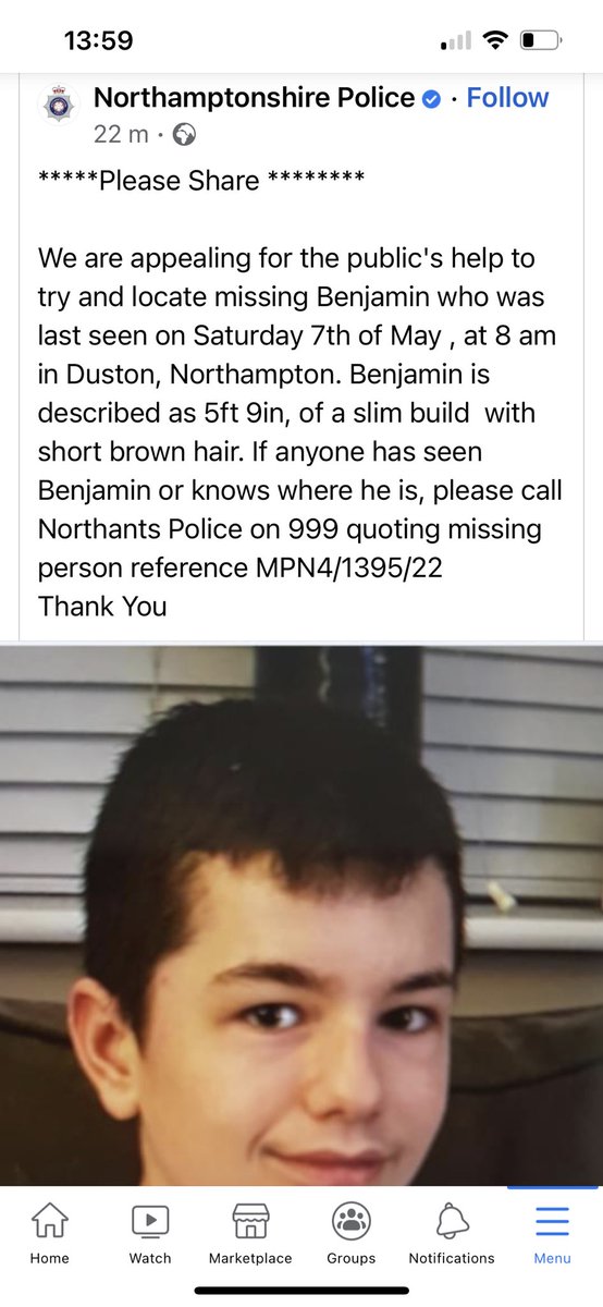 susanas4321's tweet photo. We now know ma #Nephew Ben was seen on CCTV on a TRAIN to #London a seriously need ALL ma friends to share #Missing in #London please 🙏 🙏🙏 share, family worried sick 👇👇👇 @NorthamptonPD  rt https://t.co/InIjuB0n53