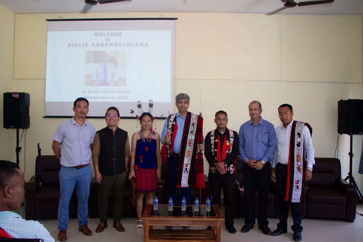 mmmtripathi's tweet photo. On my maiden visit to Nagaland, reviewed the activities of NIELIT extension center at Chuchuyimlang and interacted with students and villagers. We will take more steps to meet the aspirations of people there. https://t.co/Z7FRUGMqcl