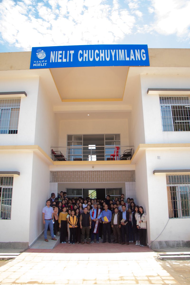 mmmtripathi's tweet photo. On my maiden visit to Nagaland, reviewed the activities of NIELIT extension center at Chuchuyimlang and interacted with students and villagers. We will take more steps to meet the aspirations of people there. https://t.co/Z7FRUGMqcl