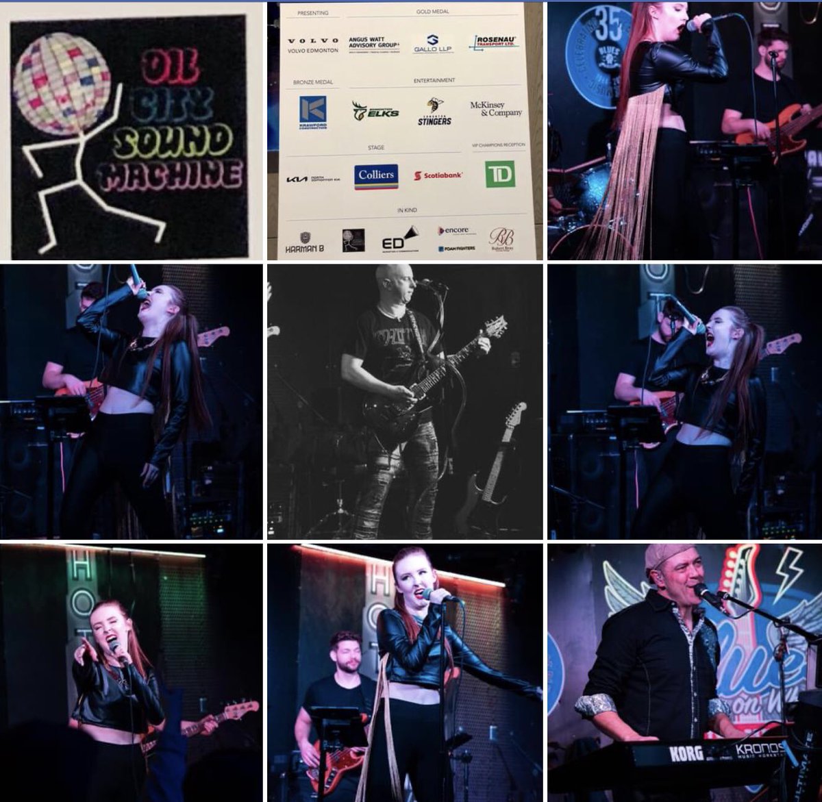 OilCitySound's tweet photo. Years of shows. It’s fun to be playing live again @EdmontonOilers @ED_Stingers @GoElks @FortEdPark @yegconvention @TasteOfEdm @StrathconaMrkt @ExploreEdmonton https://t.co/I0IPUJF1qI