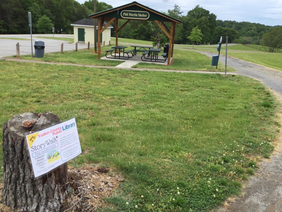 YadkinL's tweet image. The Yadkin County Park (6600 Service Rd) StoryWalk is up from May 6-31. The story this month is “A Summery Saturday Morning” by Margaret Mahy. #letsmoveinlibraries #storywalk #yadkincountypark  #yadkinville #yadkinvillenc #margaretmahy  #asummerysaturdaymorning