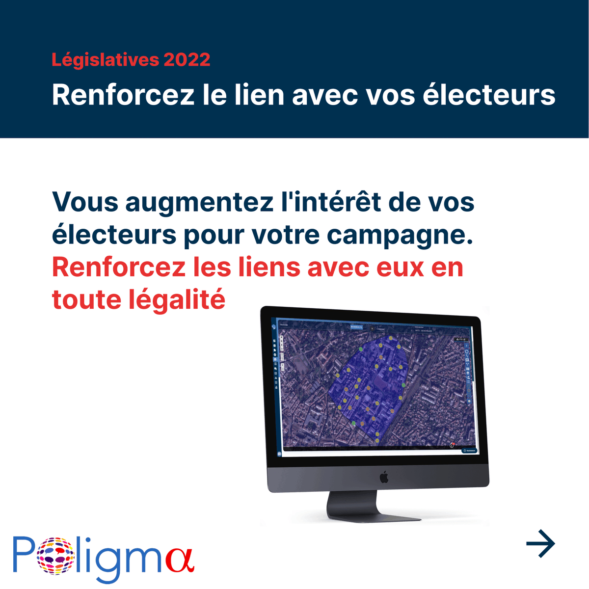 poligmaSAS's tweet photo. Besoin d'aide pour votre campagne législative ?🗳 #civictech #legislatives2022 #poltech https://t.co/AwPvRis8Ha https://t.co/5gM4kHptoV
