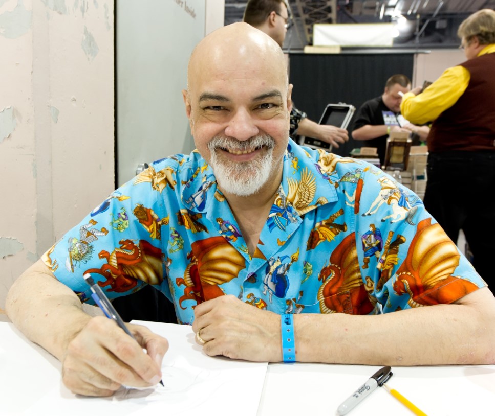 MegaConOrlando's tweet photo. It is with a heavy heart that we share the loss of one of our incredible MEGACON Orlando family members. George Pérez, beloved artist, writer and philanthropist passed away yesterday at his home in Sanford with his wife and family by his side. https://t.co/kJjyRkg2qX