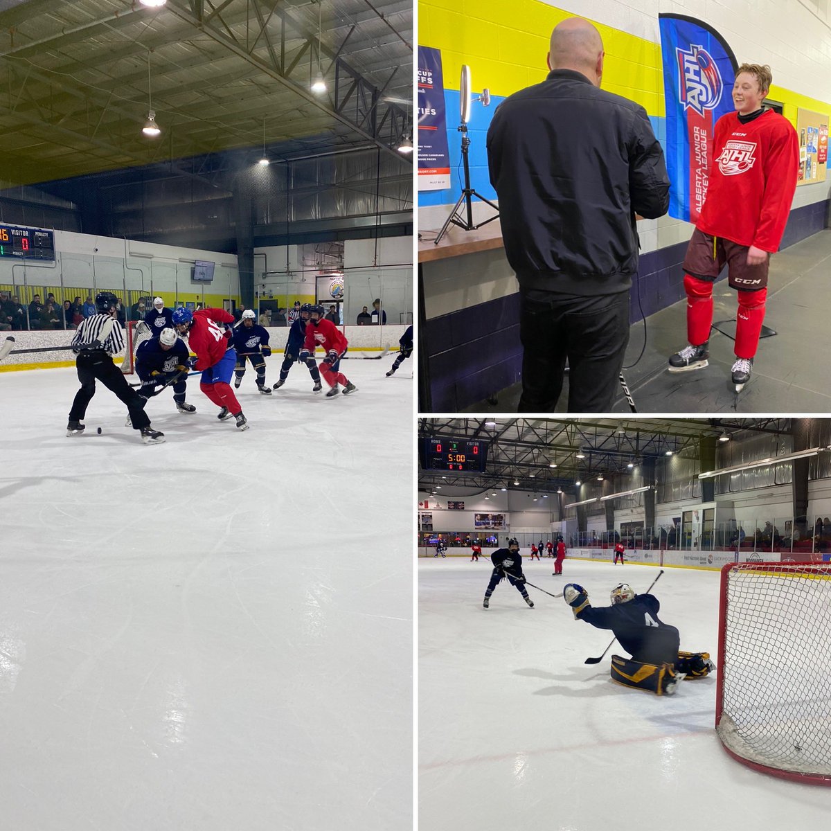 Day Two of the AJHL Prospects Showcase is well underway and there is no shortage of talent on display!