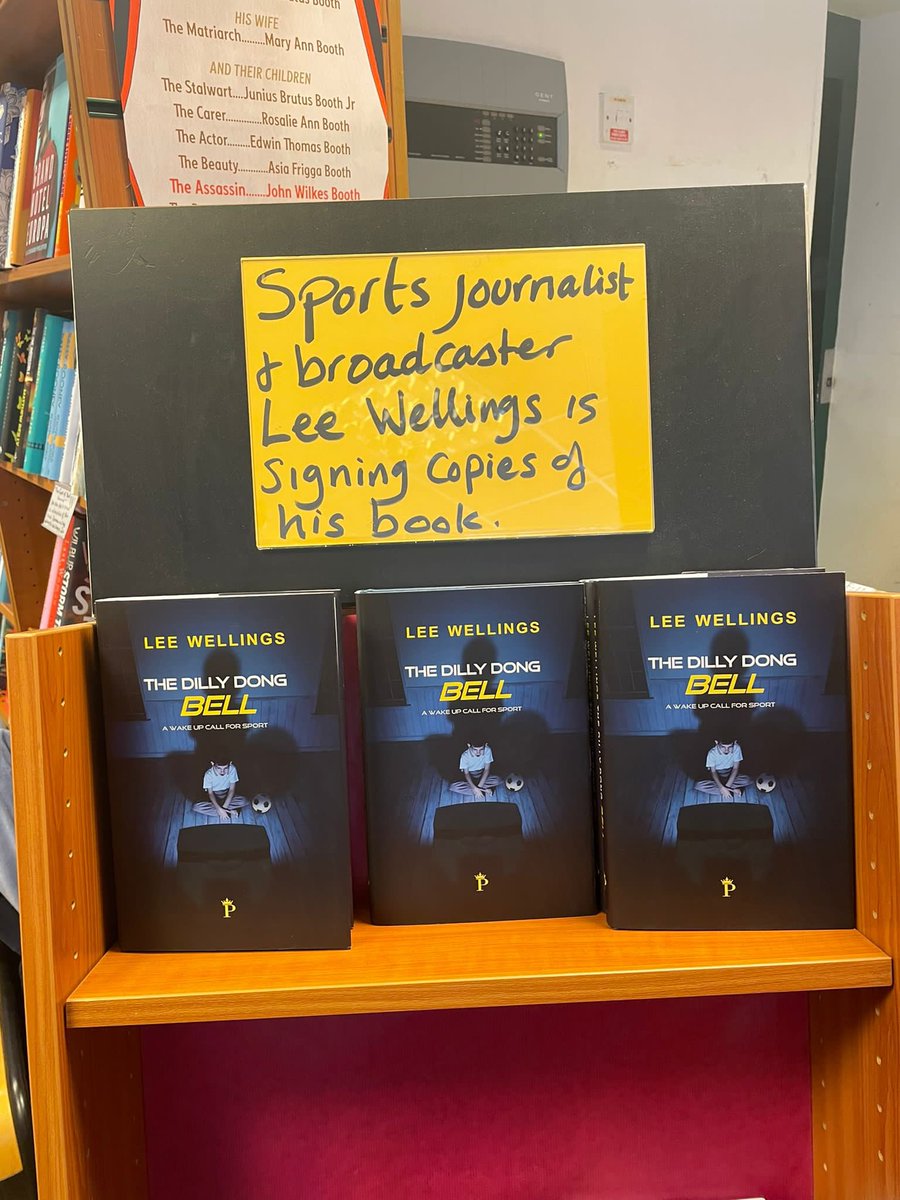 LeeW_Sport's tweet photo. Feels like this photo captures the spirit of my book signing today.

Holly, Liam, Neil, Chris and CEO of @projectispubli1 @cdevartavan.
 
Thanks to the lovely staff at @wstones_horsham, and all who came, supported, bought and chatted. 
Bookstores are such a vital part of towns 🙏🏼 https://t.co/259FNcKw6T