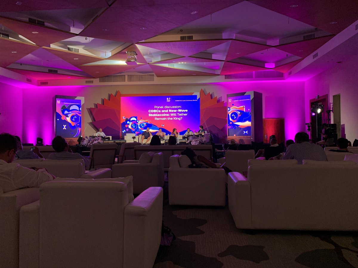 Everscale_net's tweet photo. A little bit of atmosphere: #Everscale Birthday &amp; #Everpoint Conference. Feel the vibe… https://t.co/lPYrmWXGgi