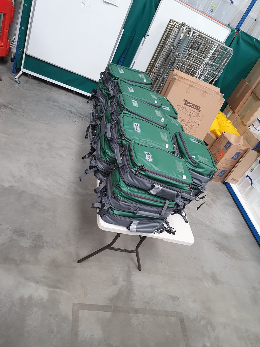 slippery74's tweet photo. What a Road trip making sure our members get the best Kit ! New kit bags delivered ready to to deployed ! #sjalogistics https://t.co/FuzjwrYZfI