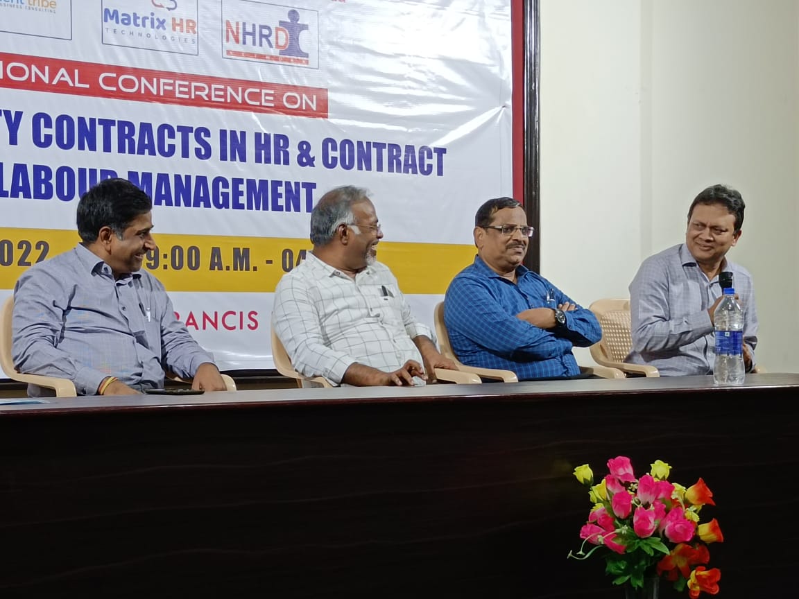 Resource person in a well organised National Conference on Mgt of Contract Labour - Opportunities & Challenges. A high profile participants & SMEs #contractmanagement #contractlabour