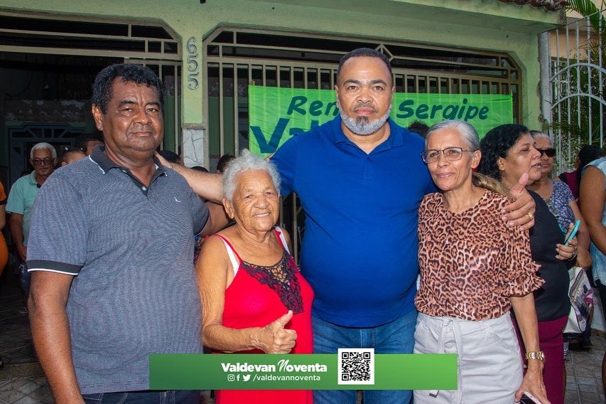 ValdevanNoventa's tweet photo. A convite do líder comunitário Fábio, estive no Bairro América junto com o pré-candidato a Governo de Sergipe, @valmiritabaiana, e com o pré-candidato ao Senado Federal, @eduardoamorimse, onde fomos bem recebidos pelos moradores.🤩 
+⬇️ https://t.co/rW52T5B6Qt