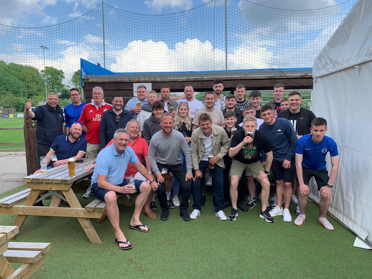 AshbyIvanhoe_FC's tweet photo. Great bunch of lads, celebrating a terrific season, we’ll enjoy tonight &amp; plan for next season, fantastic ⚽️👍 https://t.co/tMe0wFkpPx