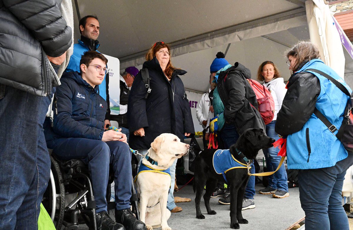 GroupeBPCE's tweet photo. Sur le Village du #DEFIMAGINE2024, l’association @handichienscom a fait de la sensibilisation auprès des collaborateurs du groupe sur l’utilité des chiens d’assistance auprès des personnes en situation de #handicap https://t.co/vj40YSuOpB