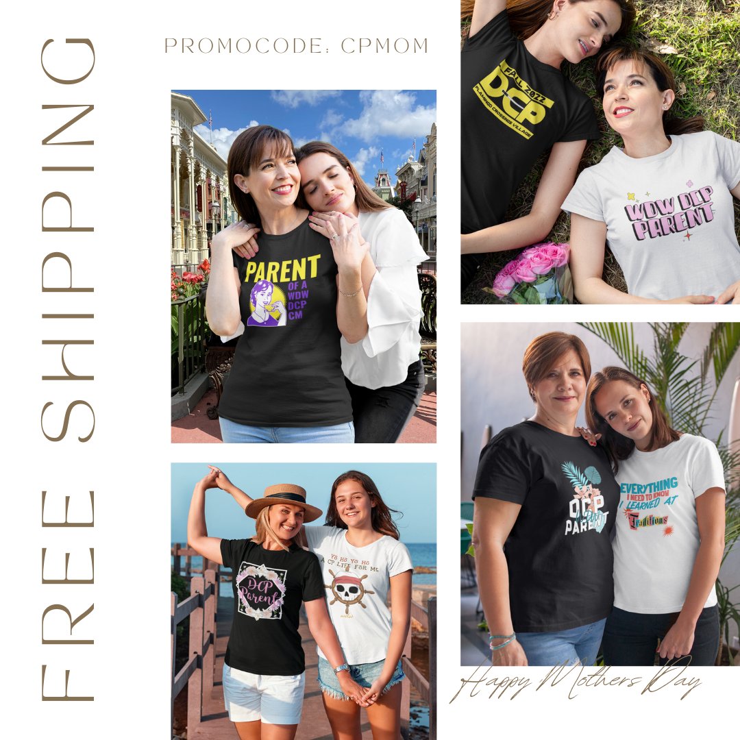 DCPStory's tweet photo. Check out the new designs!
Free Shipping for mothers day through tomorrow use promocode: CPMOM
https://t.co/wULhBsFtHD
#disneycollegeprogram #dcpfall2022 #dcp2022 #dcpalumni #dcpspring2022 https://t.co/HA09apLbUi