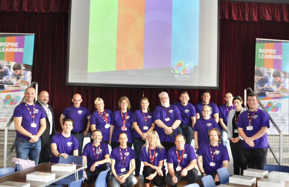 inspireSBC's tweet photo. 2 years ago we were hand delivering iPad packs to primary 6, 7 and primary staff to their home addresses during lockdown. What a team, what creative thinking, what a result #oneteam #weareinspirelearning https://t.co/wzJ9YUPdED