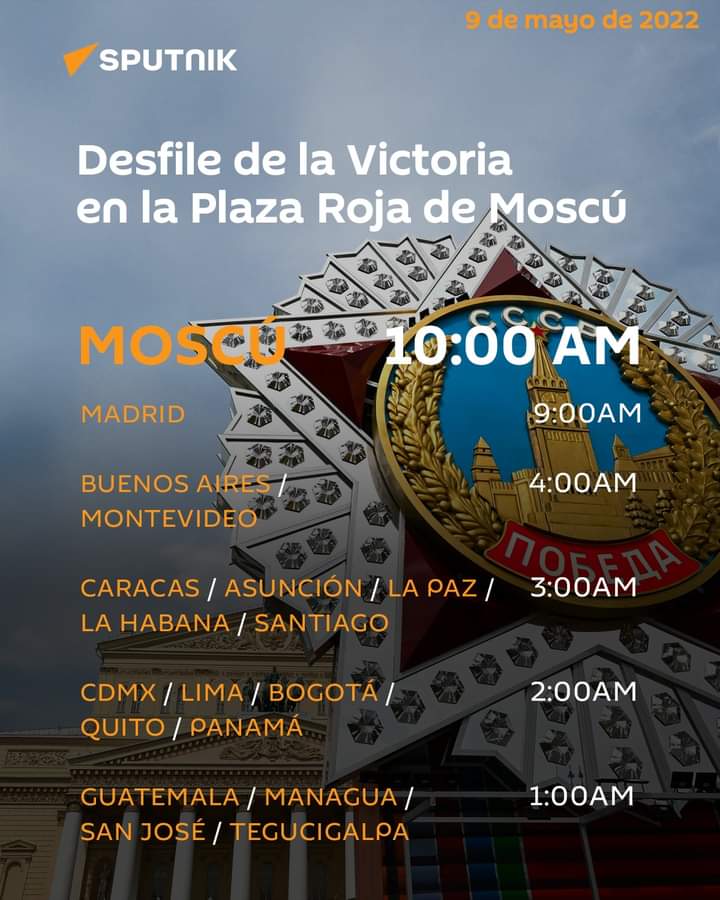 AtentoOaxaca's tweet photo. 🇷🇺🇷🇺🇷🇺 Más de 11.000 militares, 131 equipos militares y 77 aeronaves estarán presentes en la grandiosa Plaza Roja de #Moscú en honor a las celebraciones por el Día de la #Victoria sobre la #Alemania #Nazi. 
#Oaxaca https://t.co/1fLJnZz3vd