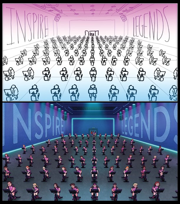 janice__chun's tweet photo. INSPIRE LEGENDS 🌟 
Storyboards/final animation comparisons from "Bike and Survive" (Close Enough, Season 3, Epi 6)

Directors: @JGQuintel &amp; @calwong 🚀🚀🚀
Revisions: John Mathot &amp; @kwon__julie &amp; @lynnimation
💖💖💖

#CloseEnoughMAX #storyboards https://t.co/TwKolXM1pH