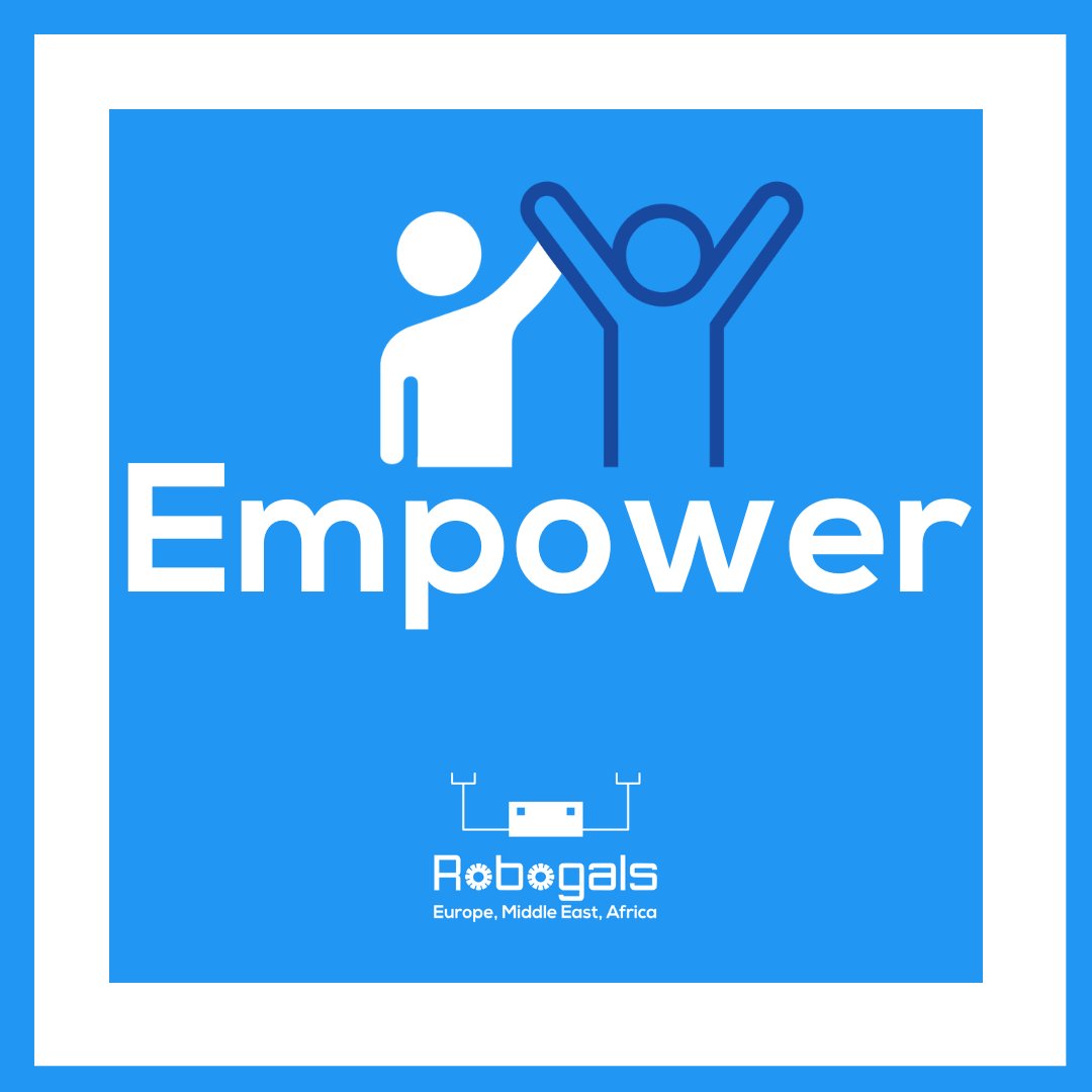 At Robogals we aim to EMPOWER! 💪

We help children, girls, young women, and students from underrepresented groups to pursue a STEM career of their choice by overcoming the barriers they face. 🏆

#robogals #robogalsemea #stemisforeveryone #stemoutreach