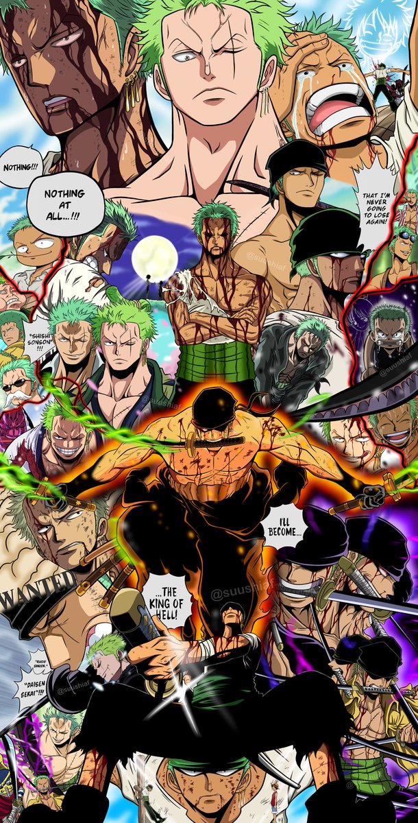 suushiaf's tweet photo. Après plus de 2 semaines mon dessin géant de Zoro est terminé #ONEPIECE https://t.co/HJl8MWTFrw