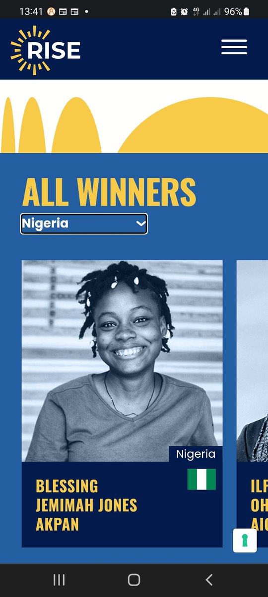 yinkanubi's tweet photo. I am deeply saddened that we lost one of the 6 RISE Global winners from Nigeria. Blessing Akpan was a rising star who against all odds achieved a lot in her short life here in Nigeria. This is a great loss not only to RISE but to Nigeria.
#RIPBlessing. https://t.co/8FbYaIYwwR