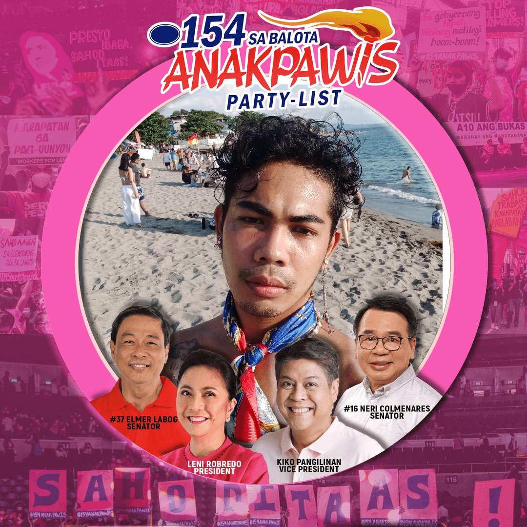jawokkke's tweet photo. MARALITANG PILIPINO, #IPANALONA10ITO!
IBOTO ANG #154ANAKPAWIS PARTY-LIST!

Ang boto sa Anakpawis Party-list ay boto para sa mga magsasaka, manggagawa at maralita. Sa Anakpawis ang boto ko dahil Anakpawis ako!

#154Anakpawis
#37LABOGsaSenado #16COLMENARESsaSenado
#LeniKiko2022 https://t.co/KIJ1QvYIt6