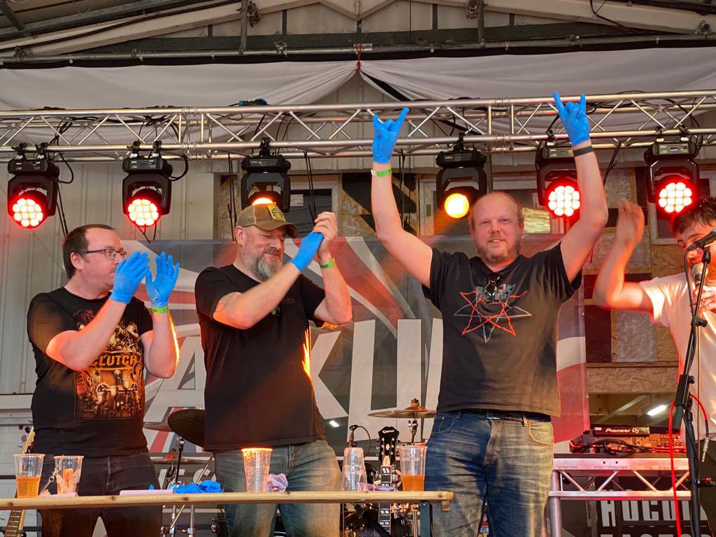 Nick_Spragg's tweet photo. The power of @black_spiders just powered me to victory in the Sausage Eating Contest at the Derby Sausage & Cider festival. #FUBS https://t.co/2aDjrlLf1r