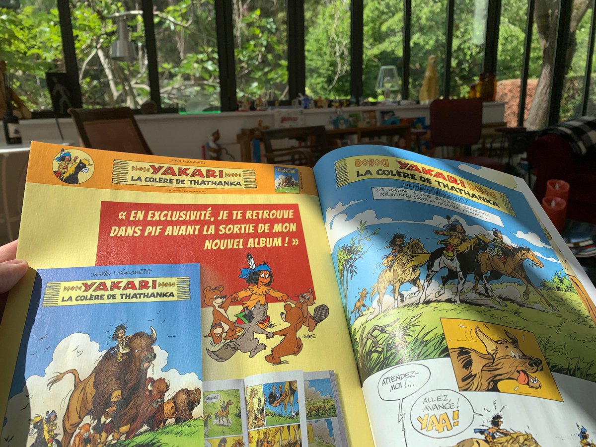 Pifofficiel's tweet photo. Waouh ‼️ Une histoire inédite de
#YAKARI ❤️
Dans ton https://t.co/XmaeGne2kS 6 une histoire inédite de Yakari chez @LeLombard a découvrir avant la sortie du magnifique album « La colère de Tathanka » le 13 mai prochain ❗️
Un régal ‼️
Savoure 😻
#Pif #PifGadget #Derib https://t.co/jzOGk8rkoC