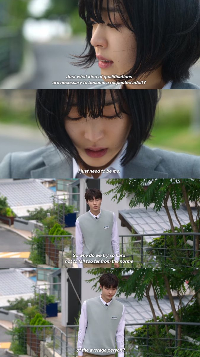 cloudramas's tweet photo. — #TheSoundofMagic 
“i just need to be me. so why do we try so hard not to fall too far from the norms of the average person?”

the lines in tsom really deserves to keep in my notes but this one is my most fav 😭💛 https://t.co/kmHtv2VXKD