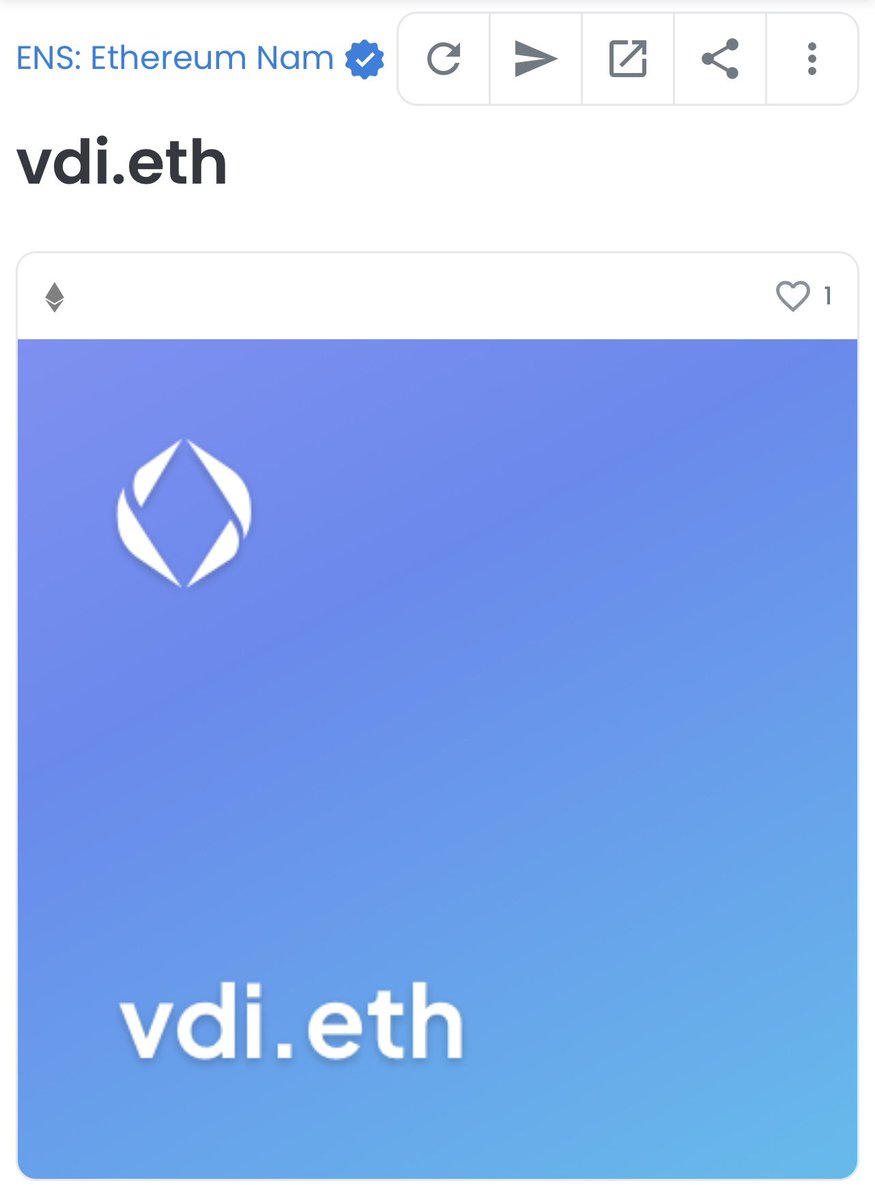 My two most recent ens domains!!

86098 - 5 digit upside down palindrome
Vdi - virtual desktop infrastructure

#ens #ensdomains #ETH #100KClub 

opensea.io/ArnezEth