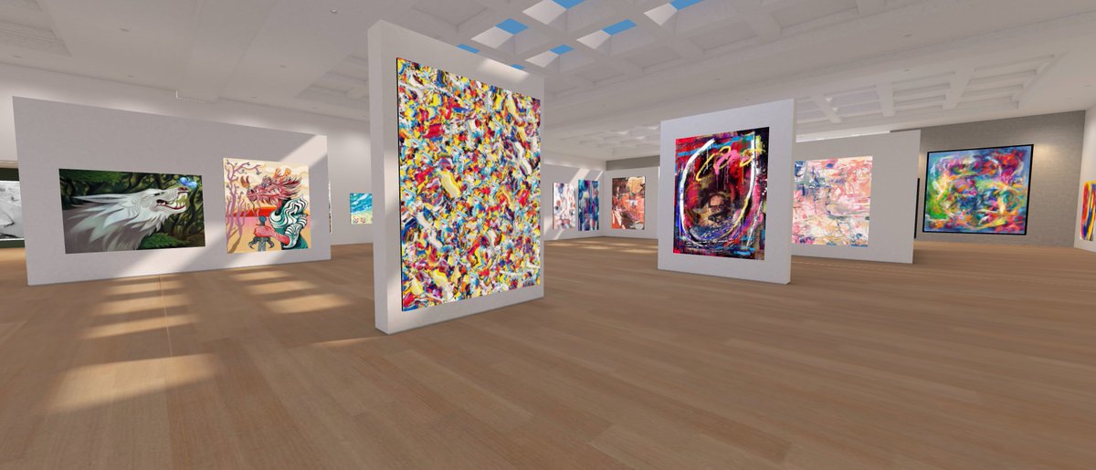 0/ With the recent run of art NFTs in Solana, I and <a href="/Sol_Papi_/">Papi</a> feel this is the right time to announce our joint virtual gallery "the PapiQ" at oncyber.io/papiq. More about our joint effort for this gallery below.