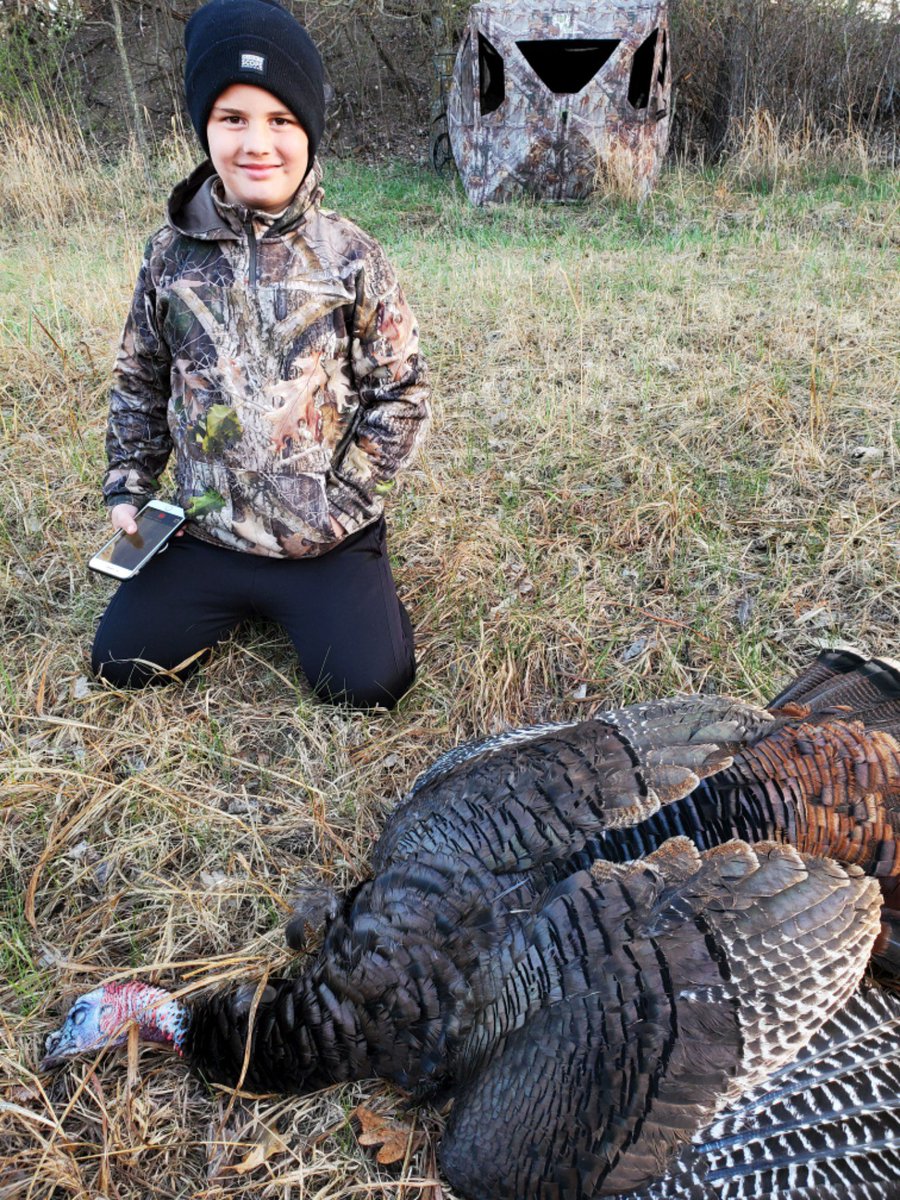 Owen and Grandpa got a turkey! Now he can celebrate later tonight with his first concert at the Surf seeing <a href="/JordanCWDavis/">Jordan Davis Music</a> !! Big day for this little guy, better rest up!