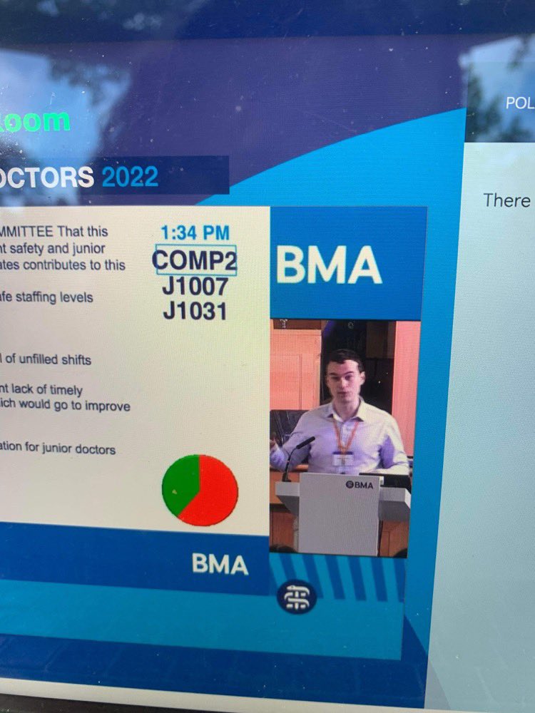 MPgardiner's tweet photo. Great to get involved in debate surrounding unsafe staffing and locum rates at #JDConf22 

-Arguing that any new fines to trusts should be patient safety focused rather than based on the timely escalation of locum rates https://t.co/vsch6enQYc