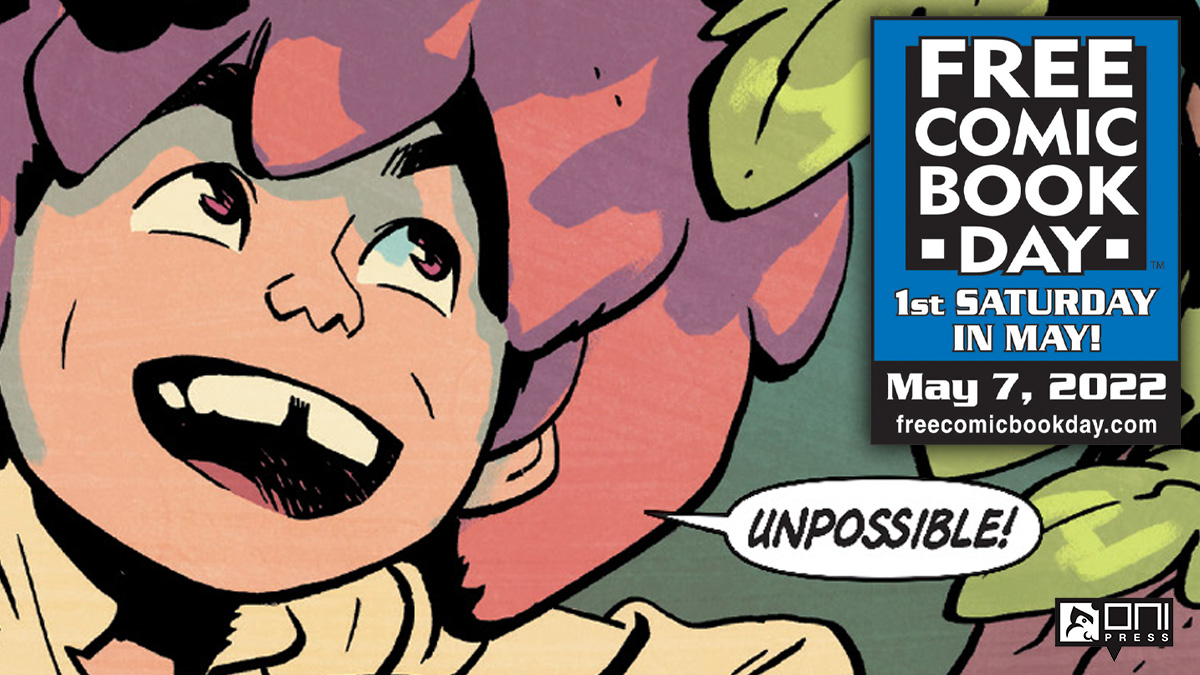 OniPress's tweet photo. *GASP* TODAY IS THE DAY!!  🏬 Stop by your #LocalComicStore today for #FreeComicBookDay. Support your #LCS &amp; grab a copy of #JonnaAndTheUnpossibleMonsters #1! https://t.co/GKfs6zxQWz

@ChrisSamnee, #LauraSamnee, @ColornMatt &amp; @CCrank!

#OniPress https://t.co/r8SRaEat2o