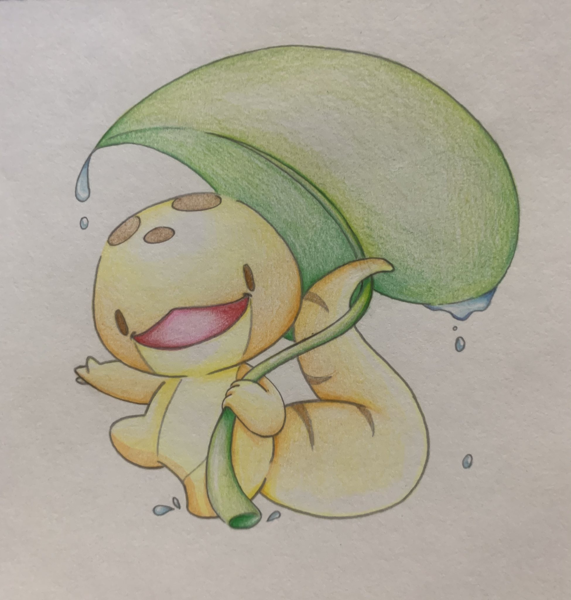 Uosibe はっぱのかさ レオパ 梅雨 雨季 雫 葉っぱの傘 イラスト好きな人と繋がりたい イラスト T Co Mh1f2vdfiu Twitter